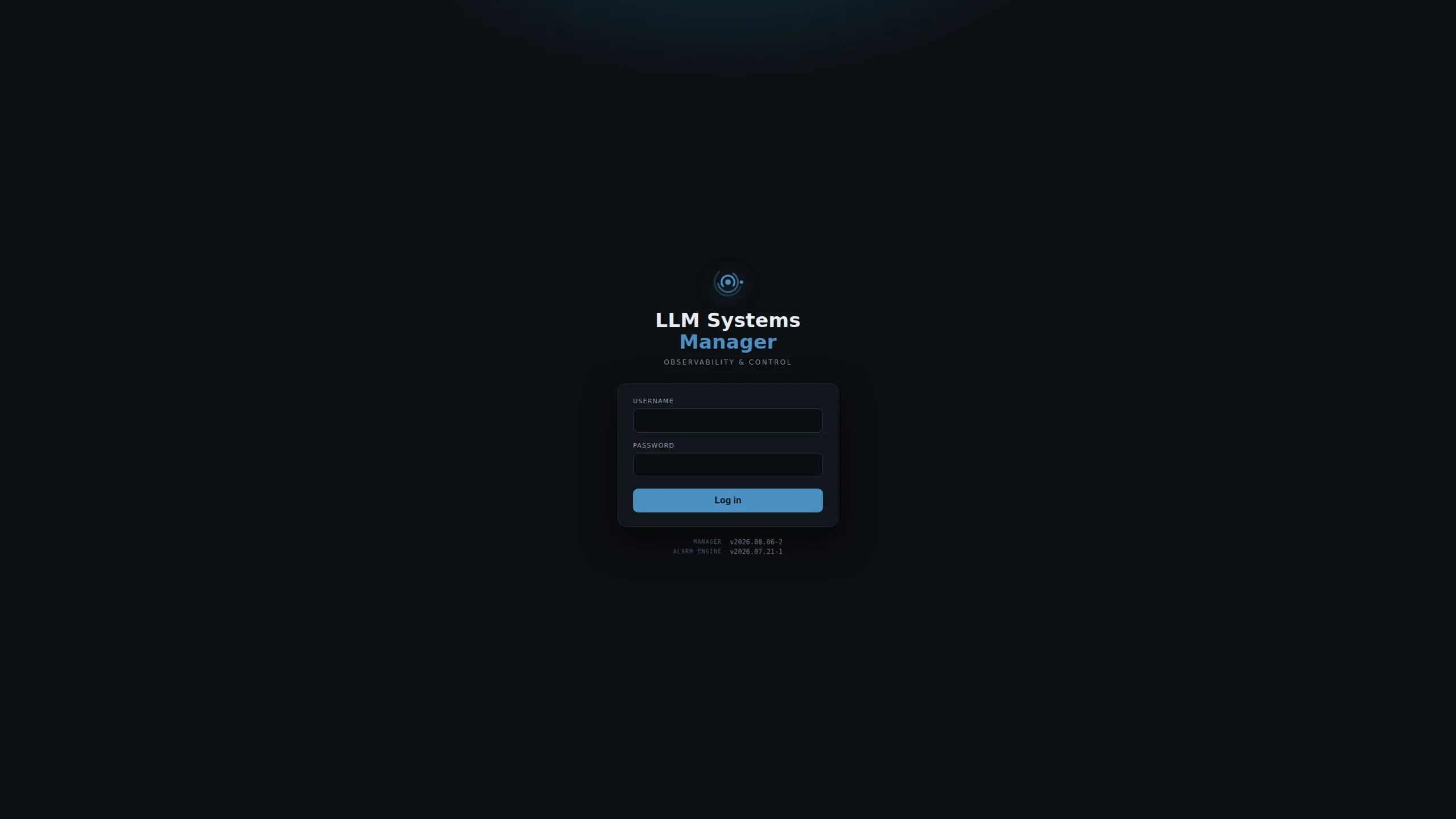 Sign-in screen